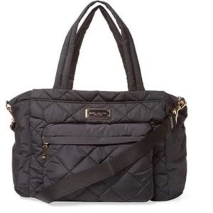 Marc Jacobs Quilted Nylon Diaper Bag And Changing Pad